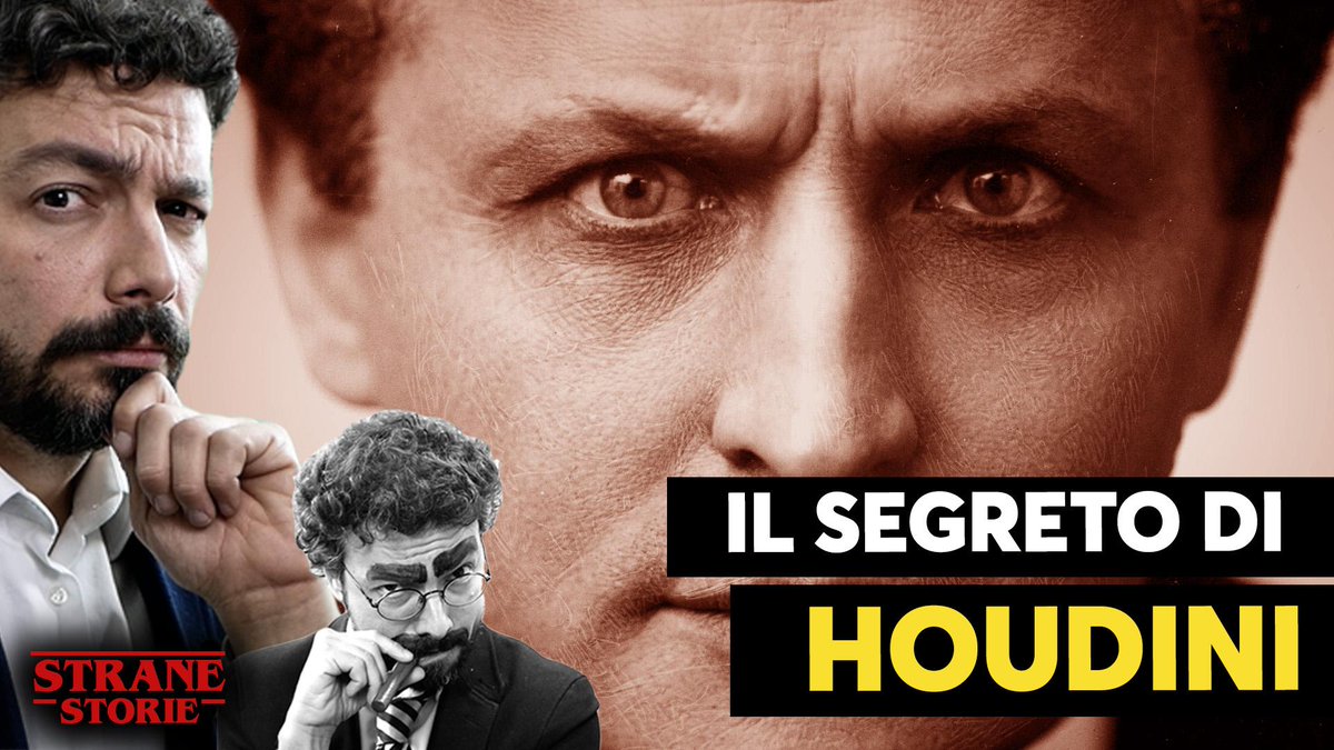 Centocinquanta anni fa, il 24 marzo del 1874, nasceva Houdini, il più grande illusionista di tutti i tempi: ma come riusciva nelle sue imprese impossibili? Qual è il suo segreto? Lo scopriamo oggi a 'Strane Storie': youtube.com/watch?v=wPM5Is…