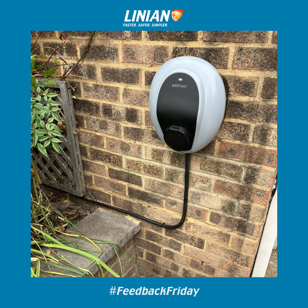 📣FEEDBACK FRIDAY📣 Check out this great EV install by Terry from TRP Electrical! Thank you for this positive feedback and loyalty🙌🏼 The install looks great🔋 If you have any feedback you would like to share with us, drop us a message! #FeedbackFriday #LINIAN #Tools #sparky