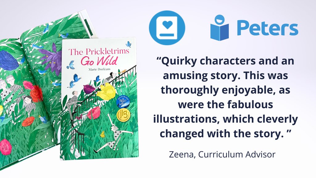 Free your inner wild with our favourite release this week! Zeena reveals why The Prickletrims Go Wild published by @FlorisBooks is our Book of the Week🌷 Discover the best junior and teen recommendations: https:/peters.co.uk/books-of-the-week