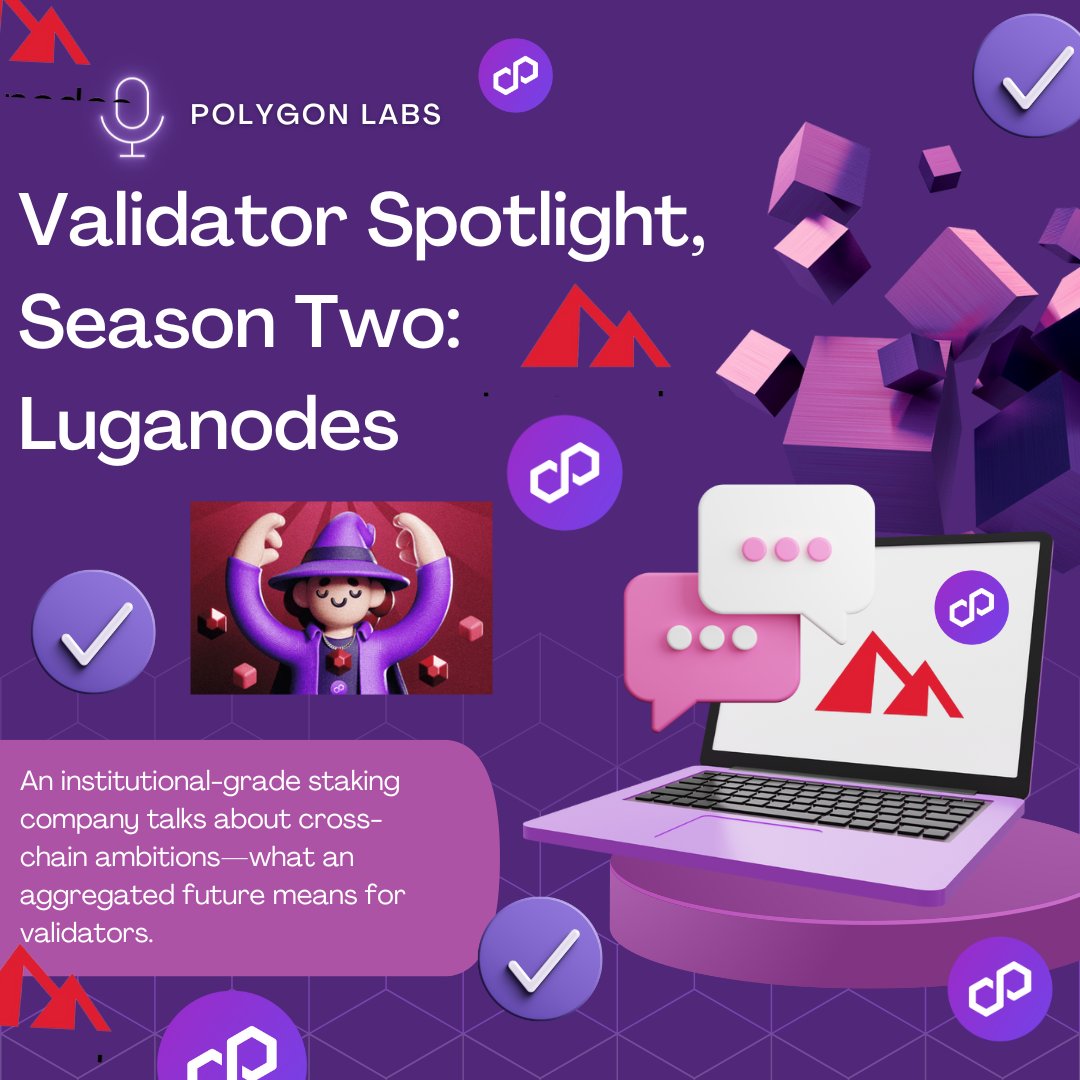 iamcoinhuntress's tweet photo. What is Luganodes @0xPolygon ?
Luganodes is a top provider of institutional-grade blockchain infrastructure. With over $1.5 billion staked across 40+ proof-of-stake networks, they offer secure staking services, driving blockchain technology adoption globally, #PolygonValidators. https://t.co/fUFGECNpiS