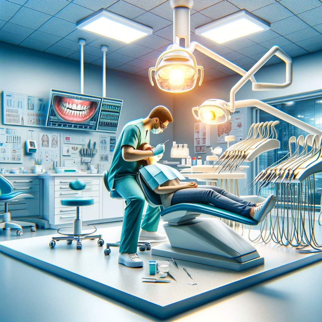 Urgency meets expertise: Providing prompt dental care when it matters most! 🦷🚑 Our dedicated dentist in scrubs delivers top-notch emergency service. #DentalExpertise #TopNotchService #StateOfTheArt #HealthySmiles #DentalEmergency