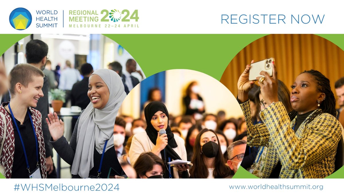 Counting down to #WHSMelbourne2024 - only one month left!🌏 Climate change, geopolitics, thriving communities, and their intersection with #globalhealth are the key themes for April 22-24. Do not miss the 30+ sessions and sign up today: whsmelbourne2024.com