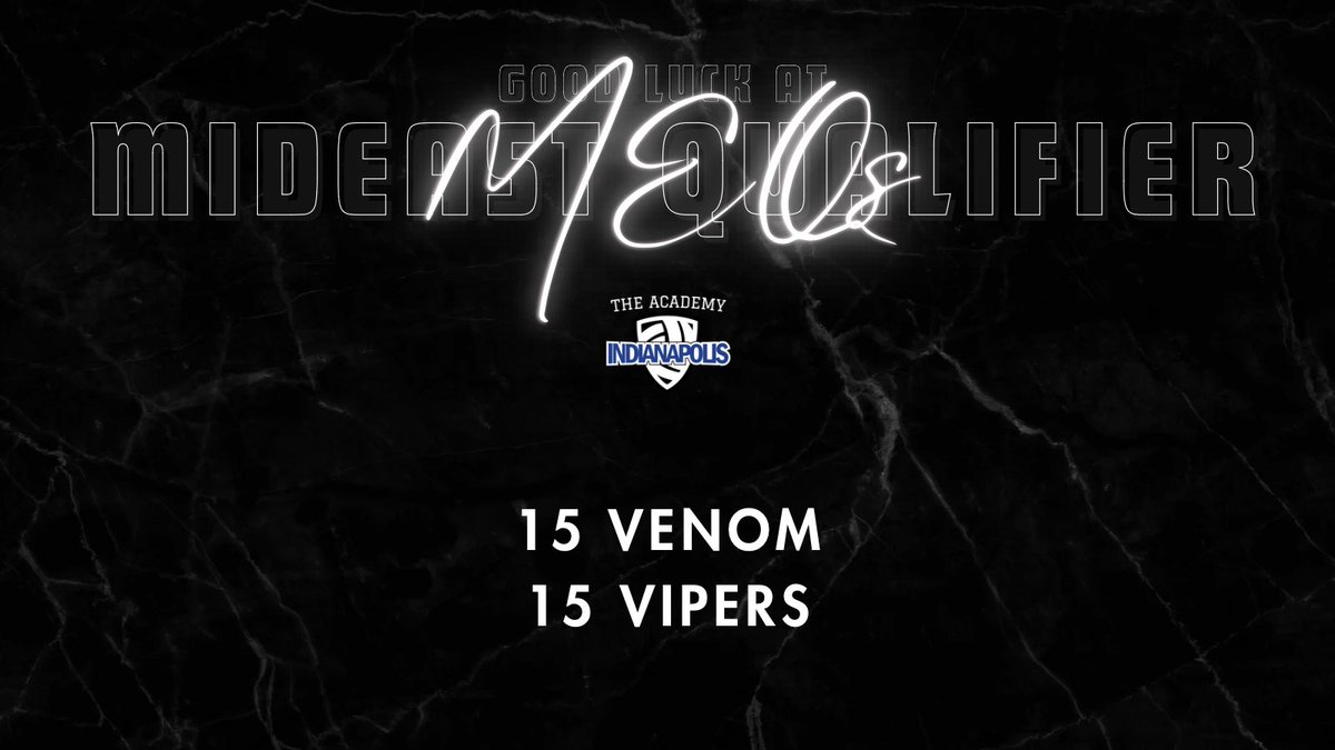 TheAcademyVB's tweet photo. Good luck to 15 Venom and 15 Vipers as they begin competition today at MEQs!

#academystrong #academyfamily #weareone https://t.co/SeKSTG4YJW