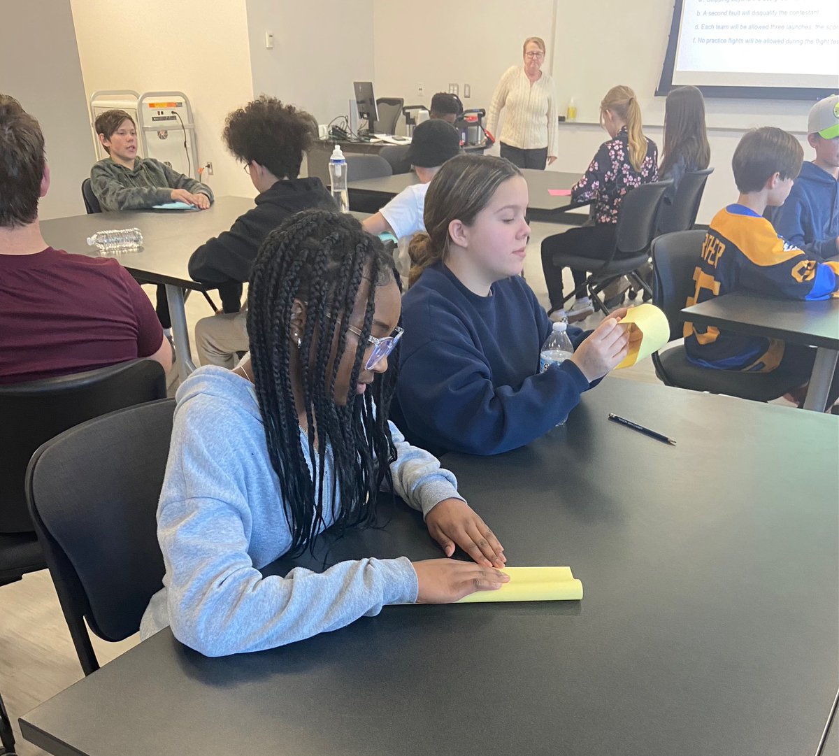 CCPSInstruction's tweet image. CCPS 7th graders got the opportunity to visit Mountain Vista Governor's School.