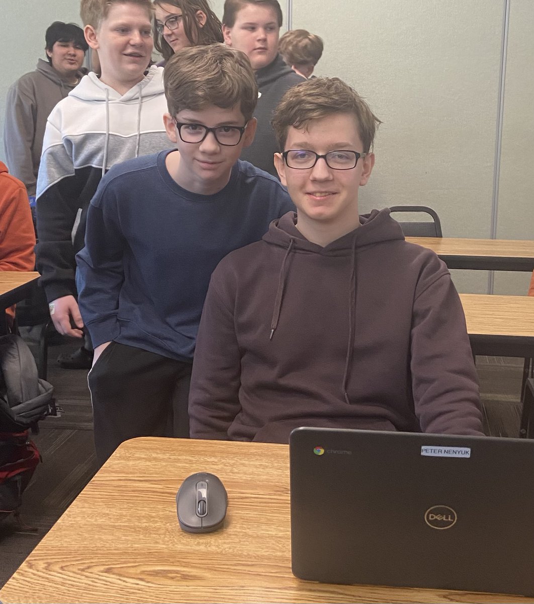 CCPSInstruction's tweet image. CCPS 7th graders got the opportunity to visit Mountain Vista Governor's School.
