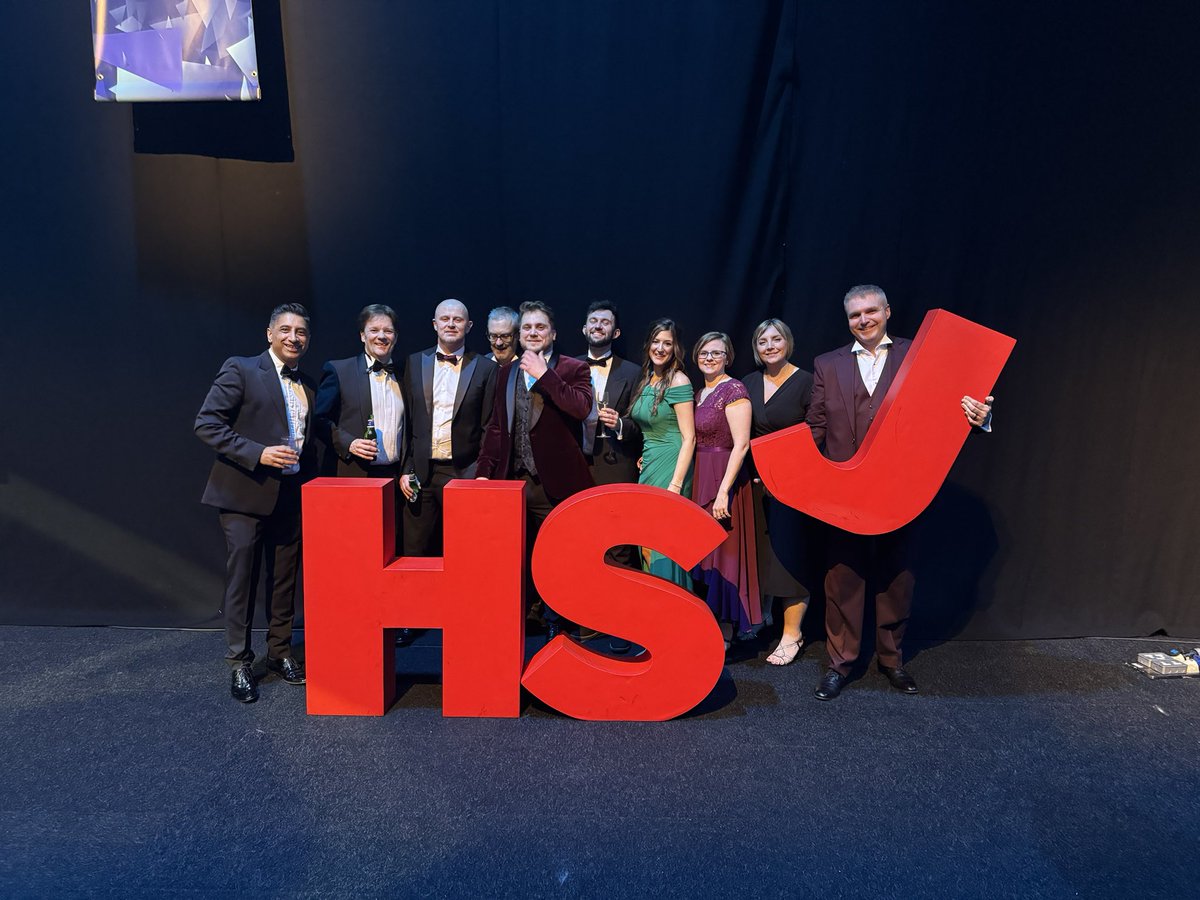 Great night last night @HSJ_Awards 

Well done to all the winners

Was great to be one of the finalists for the partnership of the year award for the ePMA rollout with @nervecentrehq