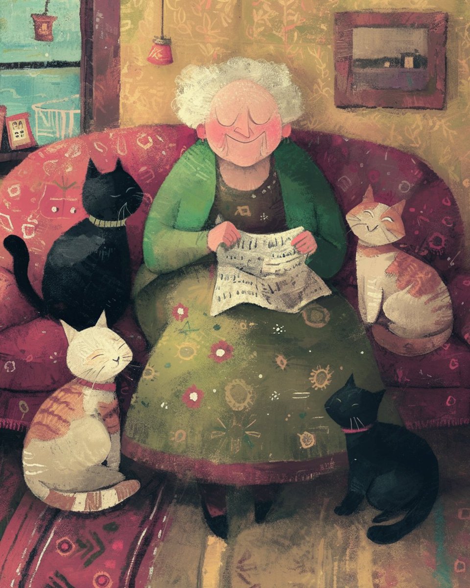 Happy Caturday 😻

#aiart #AIArtwork