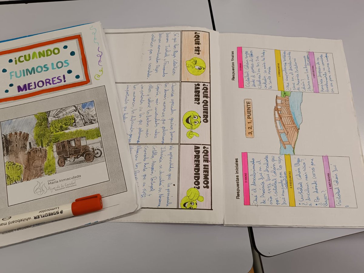 M_INMACULADA_AB's tweet photo. Alumnos de 6° de E.P en el proyecto interdisciplinar sobre Edad Moderna en España: "Cuando fuimos los mejores".Metacogniciones, rutinas y destrezas de pensamiento, mapas mentales, rubricas de auto y coevaluación... hasta una Revista digital.
#ColegiosHHCC
#innovacioneducativa https://t.co/XaODULv5qM