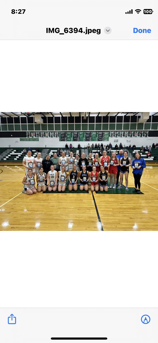 Hoopla was last night for Izzy, Sylvie, Kylie &amp; Hailey!   Fun for Sebera &amp; I to coach these 4 seniors together again!