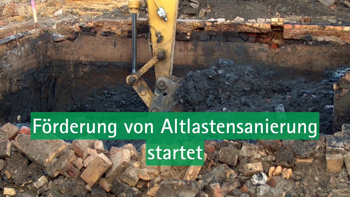 Kommunen, Unternehmen und Privatpersonen in #Sachsen können ab sofort Fördermittel für die #Altlastensanierung beantragen. Umweltminister @Gruen_WGuenther: »Die Förderung zielt auch darauf, Artenvielfalt zu erhalten und Versiegelung zu verhindern.« PM 👉lsnq.de/mt