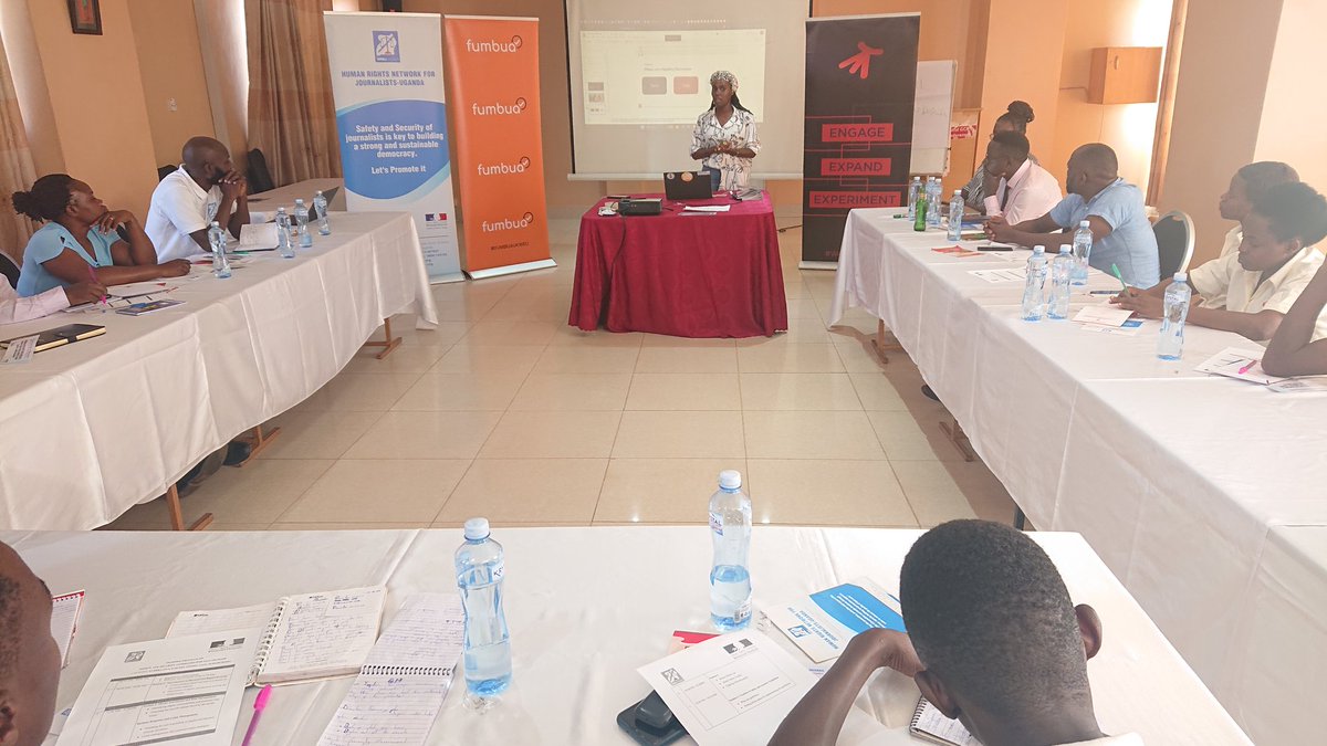 HRNJ-Uganda together with @BarazaLab have a ogarnised an engagement with journalists that is aimed to provide necessary tools to understand, identify and disrupt the flow of misinformation on the Internet.