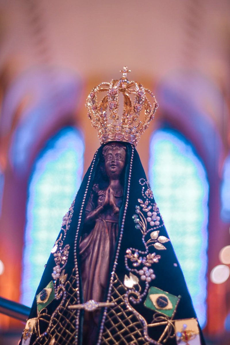 O que Nossa Senhora significa na sua vida? Defina em uma palavra. 🌹 A Mãe Aparecida é nossa Guia, Protetora e Intercessora. Nossa Mãe e de toda a humanidade. 💛 📸: João Pedro Oliveira | A12 #Padroeira #SantuárioNacional #CasaDaMãe #Aparecida #NossaSenhora #Maria