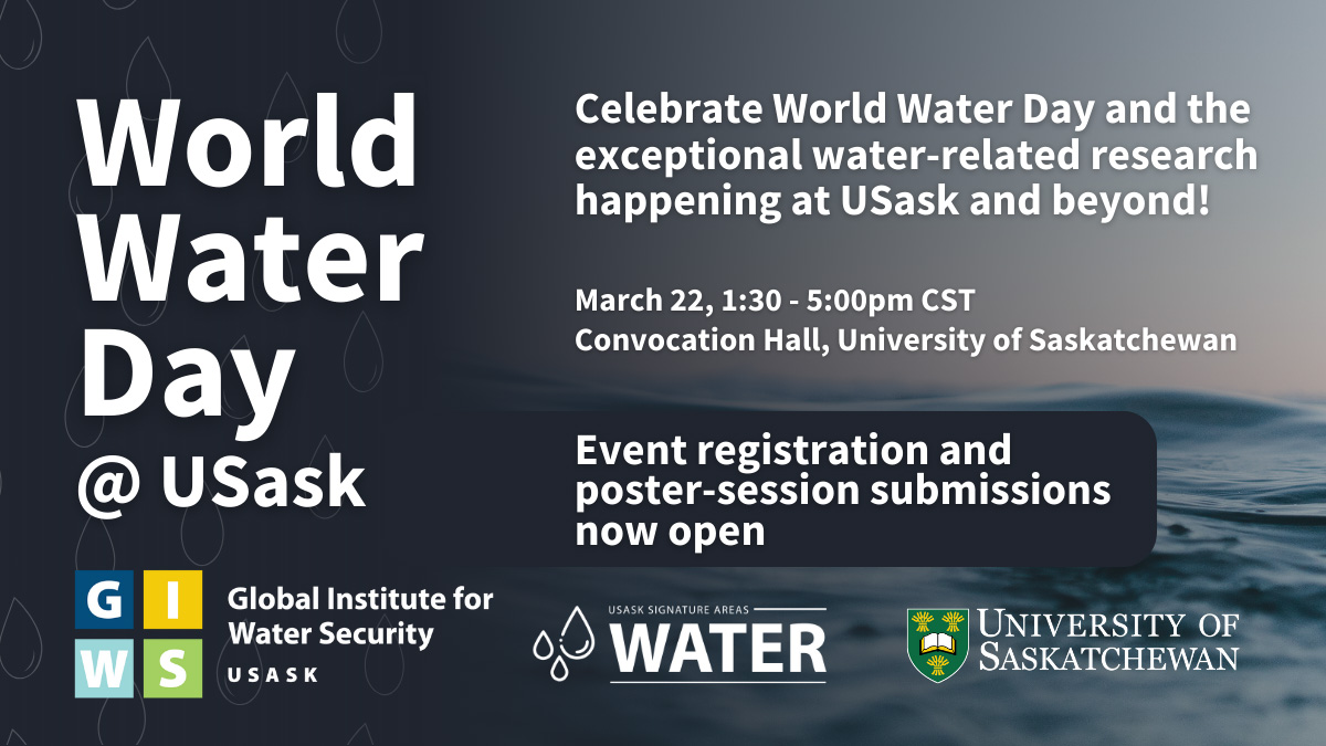 To celebrate #WorldWaterDay, Professor <a href="/intnlwaters/">Melissa McCracken</a> will deliver the keynote address at <a href="/usask_water/">Global Institute for Water Security</a>'s World Water Day event! 🌎💧

More information: water.usask.ca/events/2024/03…