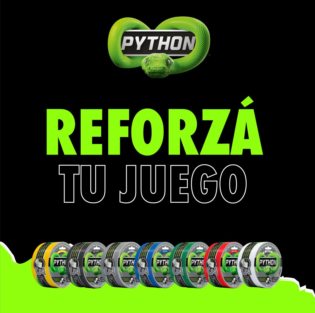 cintaspythonar's tweet image. ¡Refuerzo y color en una sola decisión!
Nuestra cinta de ALTA resistencia no solo fortalece tu palo de hockey, ¡sino que también viene en siete colores para personalizarlo!🐍
#SumateALaResistencia #CintaPython
