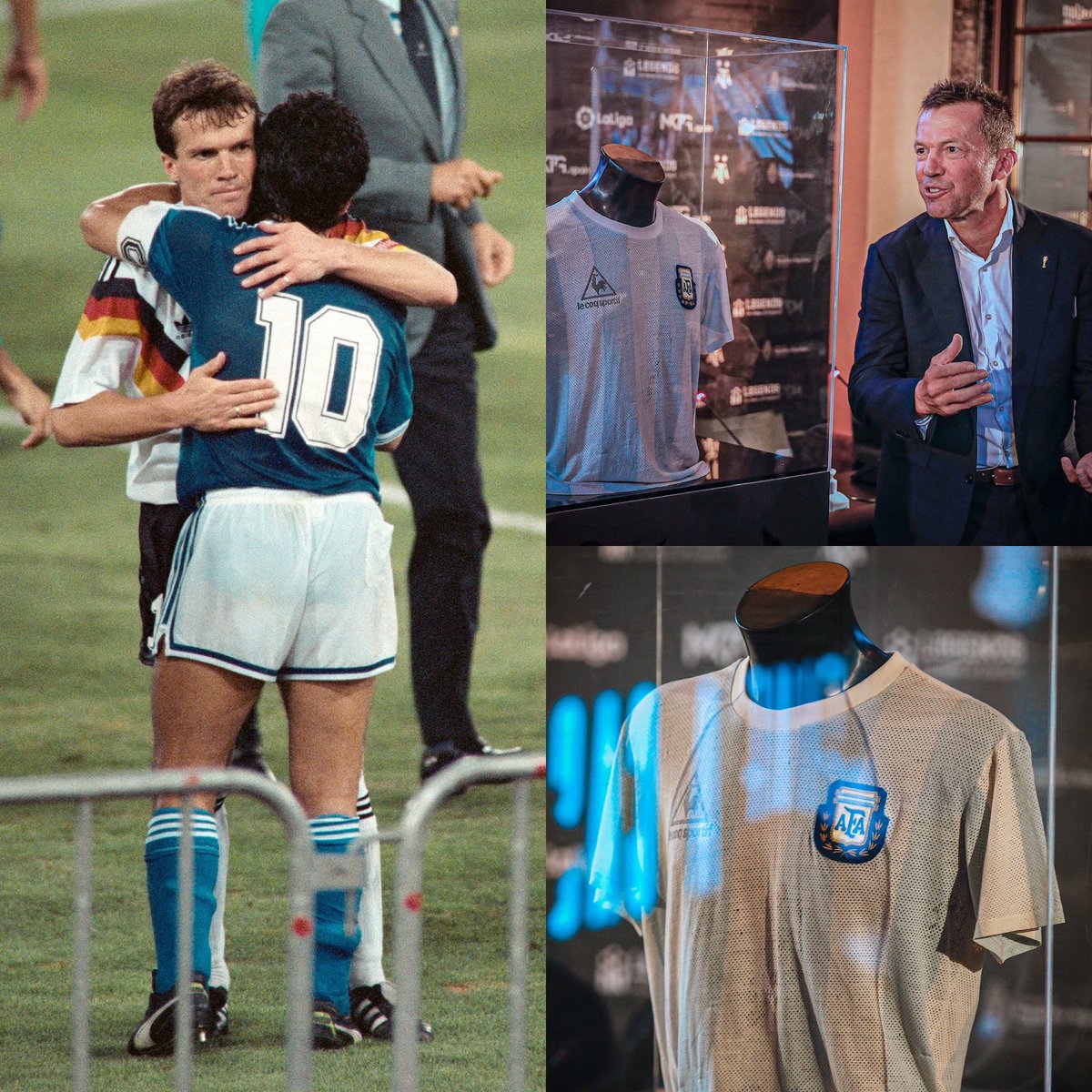 🇦🇷🥹 | Hoy, que el mítico Löthar Matthaus festeja sus 63 años, vale recordar este genial testimonio que brindó a todo el Museo Legends en agosto del 2022, tras donar la camiseta con la que Diego Maradona ganó el Mundial del 86’ y que decidió intercambiar con él luego del partido: