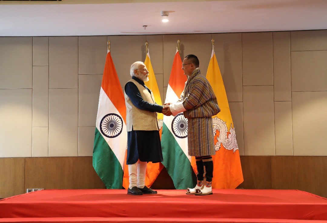 The governments of Bhutan and India exchanged 9 memoranda of understanding further strengthening the scope and depth of the cooperation and friendship between our two countries.