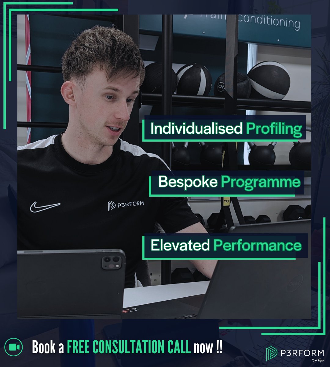 Are you seeking a bespoke training programme to elevate your performance? 📱 🏋‍♂️ 🔗Click the link below to book a free consultation call and start your performance journey with us today! @Mitch_Raynsford @p3rformhq lnkd.in/ezHmys9w