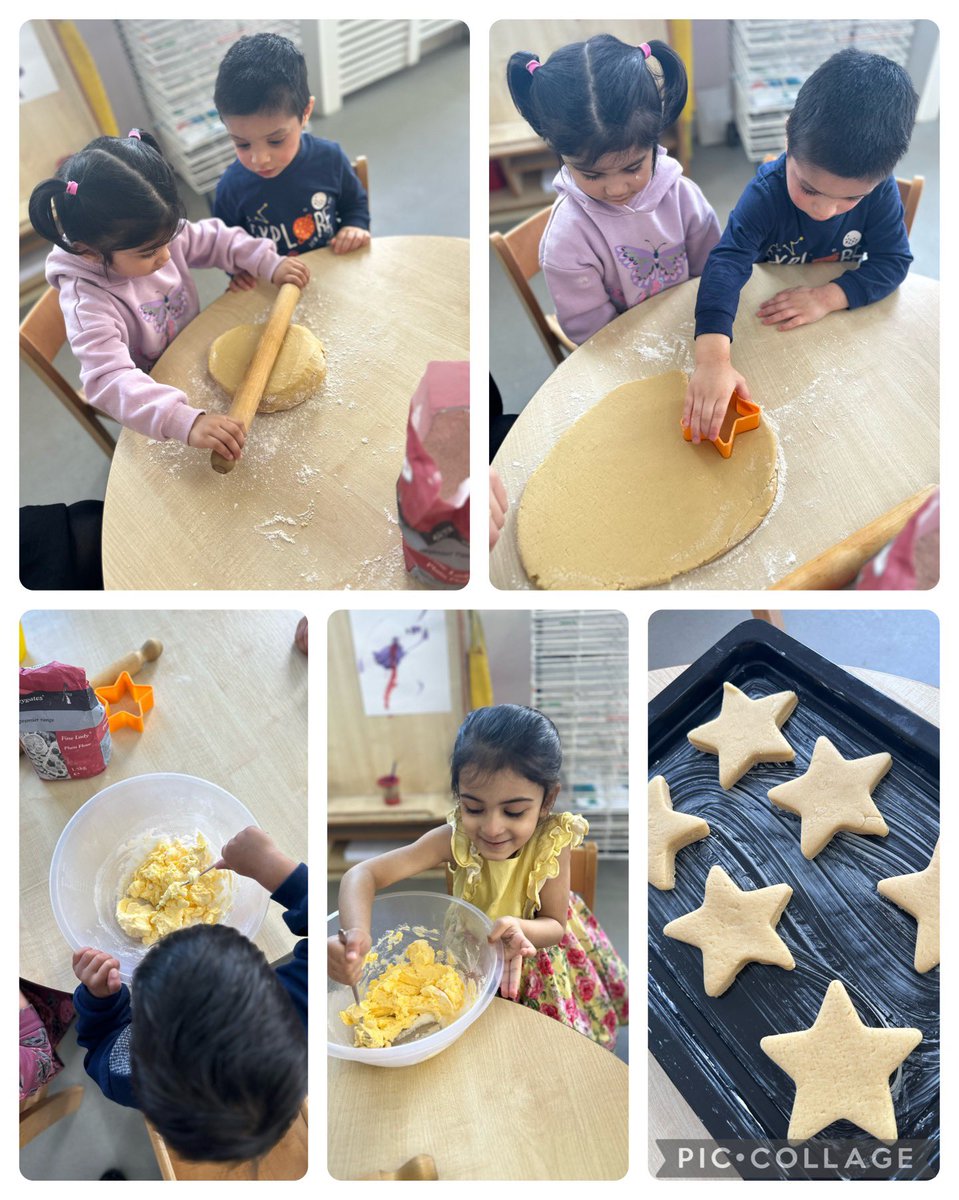 Ramadan celebrations at Bobbins nursery today making our star shaped biscuits ⭐️🌙 #eyfs #ramadan