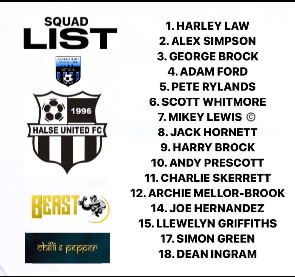 Halse United 2nd Team (@halse2nd) on Twitter photo 