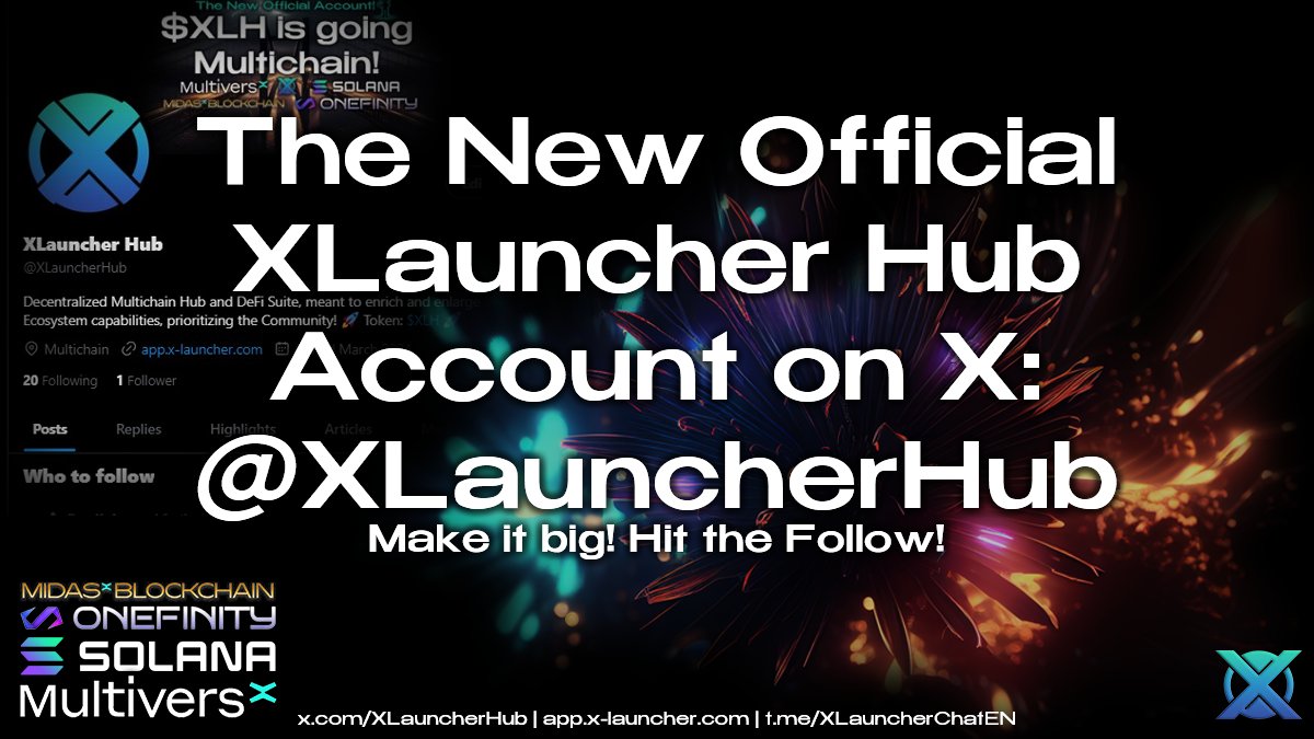 The New Official Account!

Dear community, due to the recent hack on our last account, we had to create a new one! Follow us and let's reborn from the ashes like a phoenix, together!❤️

<a href="/PulsarTransfer/">PulsarTransfer</a> send 2000000 MEX to 1000 reactions
#MultiversX #Solana #XLH #BuiltOnMultiversX