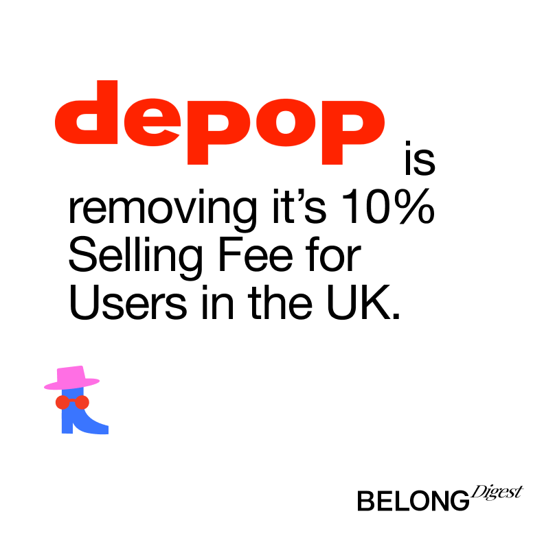 EkaShche's tweet photo. Is fashion truly sustainable or are we repackaging waste? 

Depop axes its 10% UK seller fee, aiming for a circular economy. Key points:

- Sellers gain more, encouraging sustainable listings.
- New up to 5% buyer fee to enhance the platform.

Who is next in line?

#BelongApp https://t.co/eRm5oxNyZt