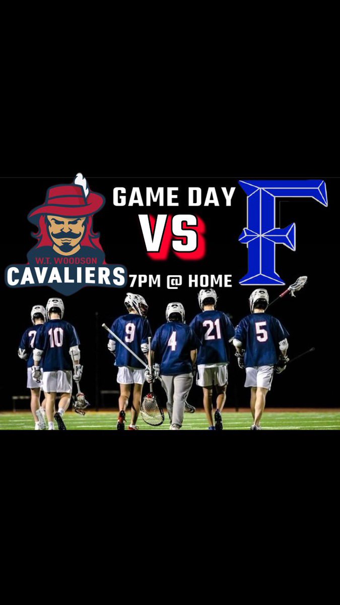 Home Opener at 7pm vs Fairfax HS! ⚔️