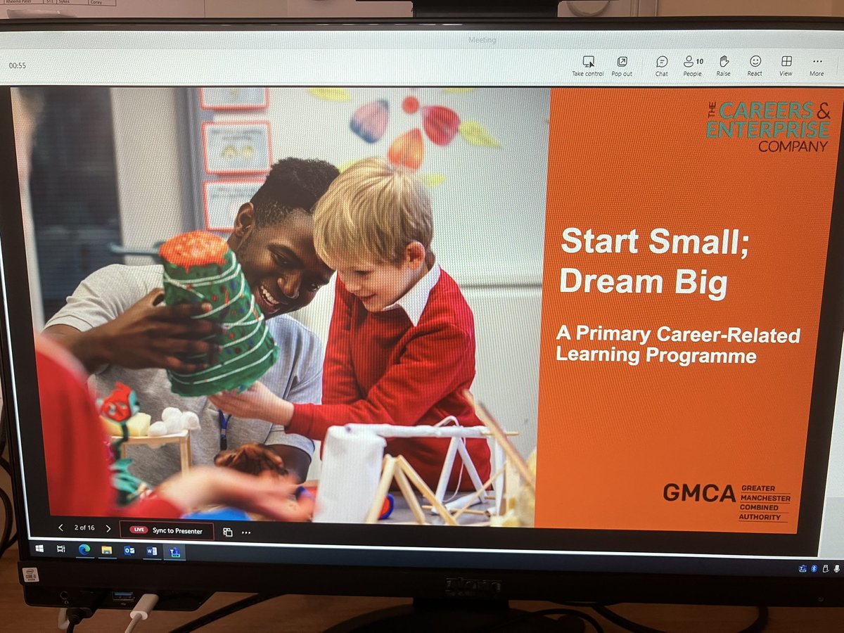 Looking forward to being part of the Wave 3 pilot of the ‘Start Small; Dream Big’ primary careers pilot @bolton_pru. Fantastic for our AP pupils to be involved. @CareerEnt @greatermcr @TeachFirst @ImpactEd_Group. Really useful intro session today.