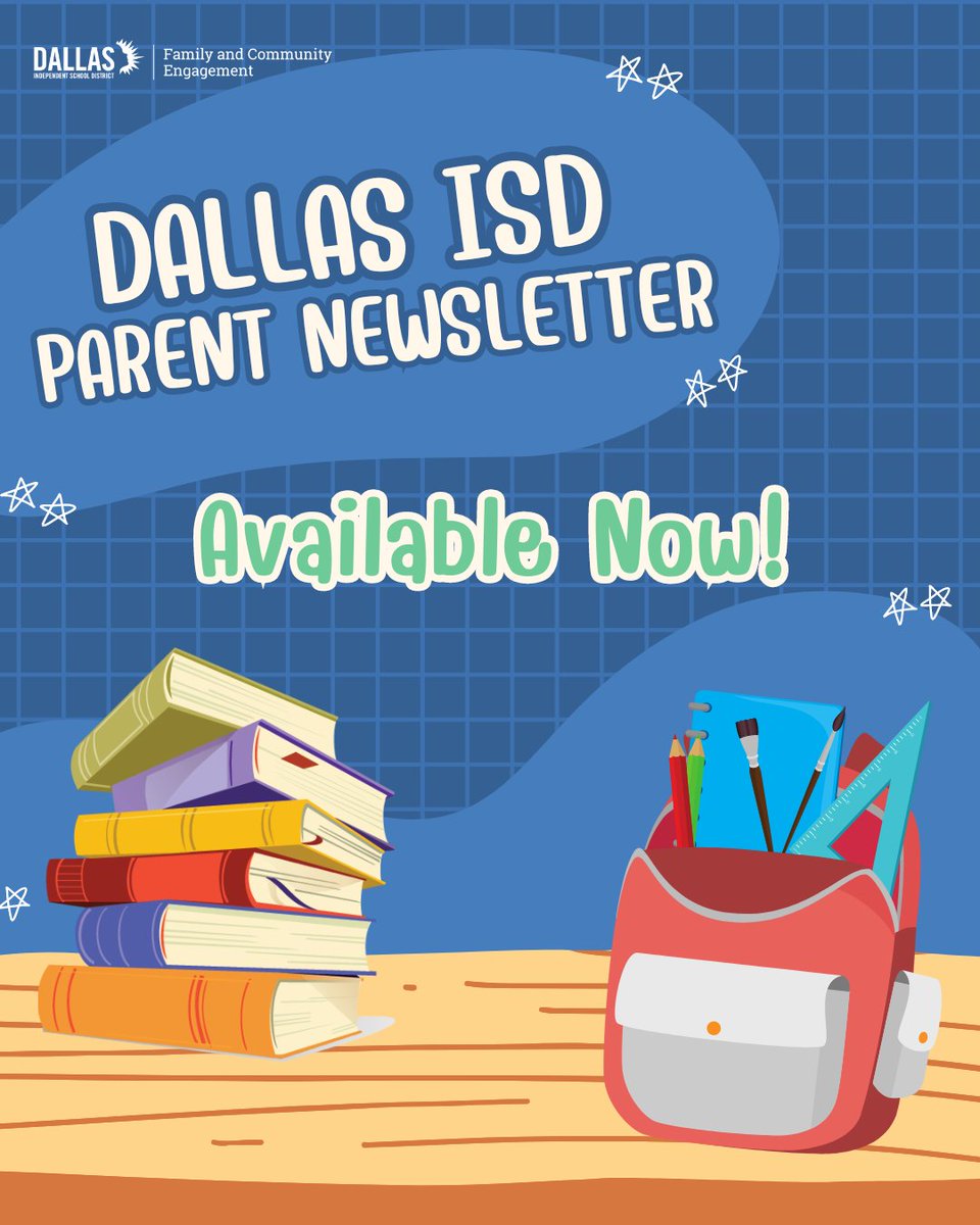 Parents, don't forget to check out the March Parent Newsletter! 📰✨ Stay informed and connected with what is happening in Dallas ISD, check it out: smore.com/n/p9w2t