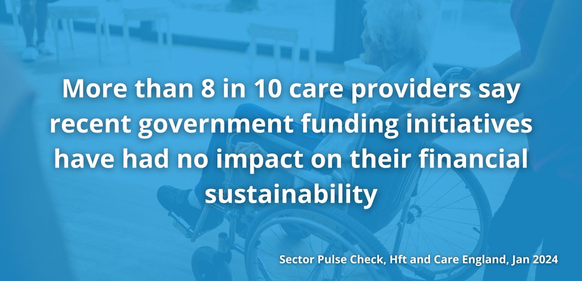 Short term bursts of funding are not enough. We are asking the next Govt to prioritise long-term planning and sustainable funding for #SocialCare in the next parliament.​ 🌱