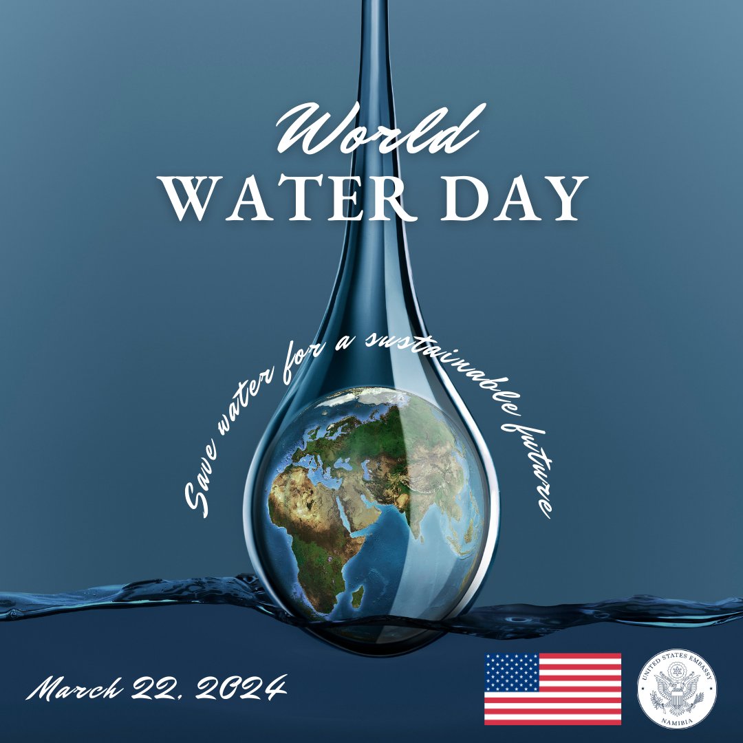 March 22nd marks #WorldWaterDay. An international observance day that raise awareness about the importance of clean water for the sustainability of life. Namibia is the driest country in sub- Saharan Africa, with 92% of its land considered semi-arid, arid or hyper-arid, a