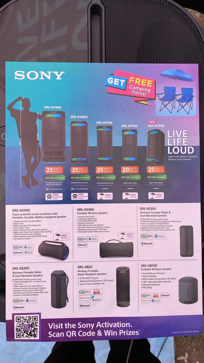 _jahom's tweet image. Feel the sony experience. msiende hike ama camping bila ngoma
#LiveLifeLoud