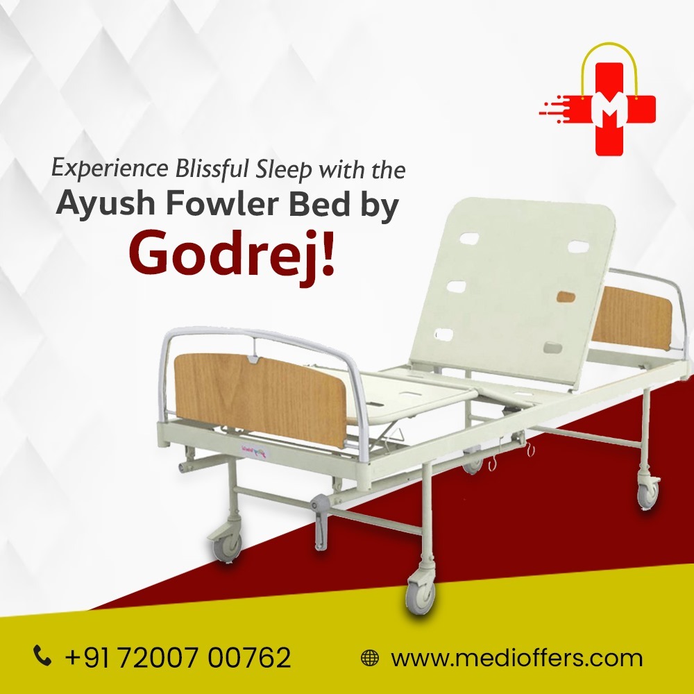 Sleep better, live better! Contect us : medioffers.com #Godrej #AyushFowlerBed #SleepRevolution #Comfort #QualitySleep #Medioffers #MedicalEquipment #QualityCare #DentalCare