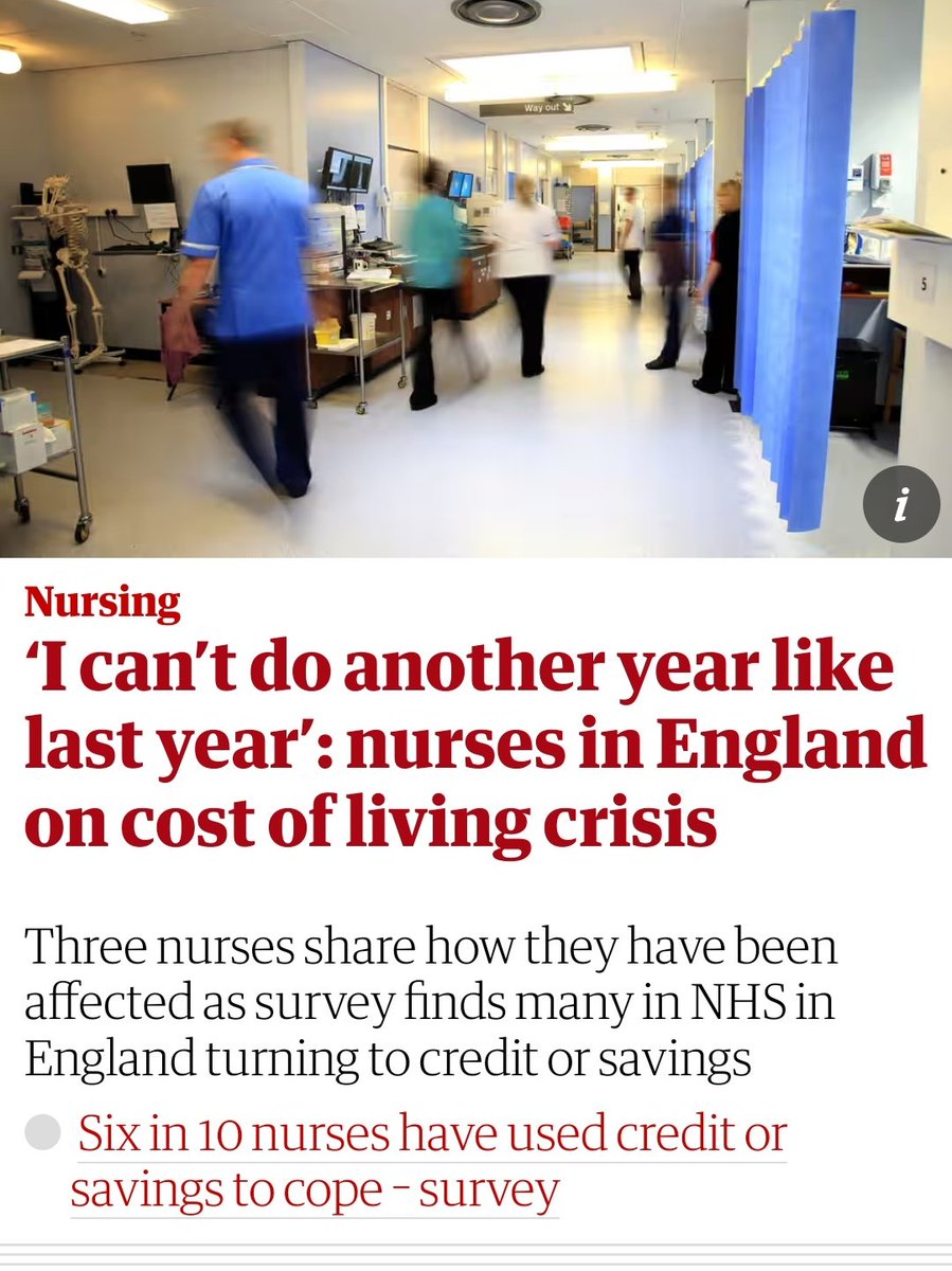 Without fixing pay and ensuring safe staffing - this will keep getting worse. 

Judge a government by how they treat their most vulnerable.

This government are failing nurses and failing patients. 

#FairPayForNursing #SOSNHS