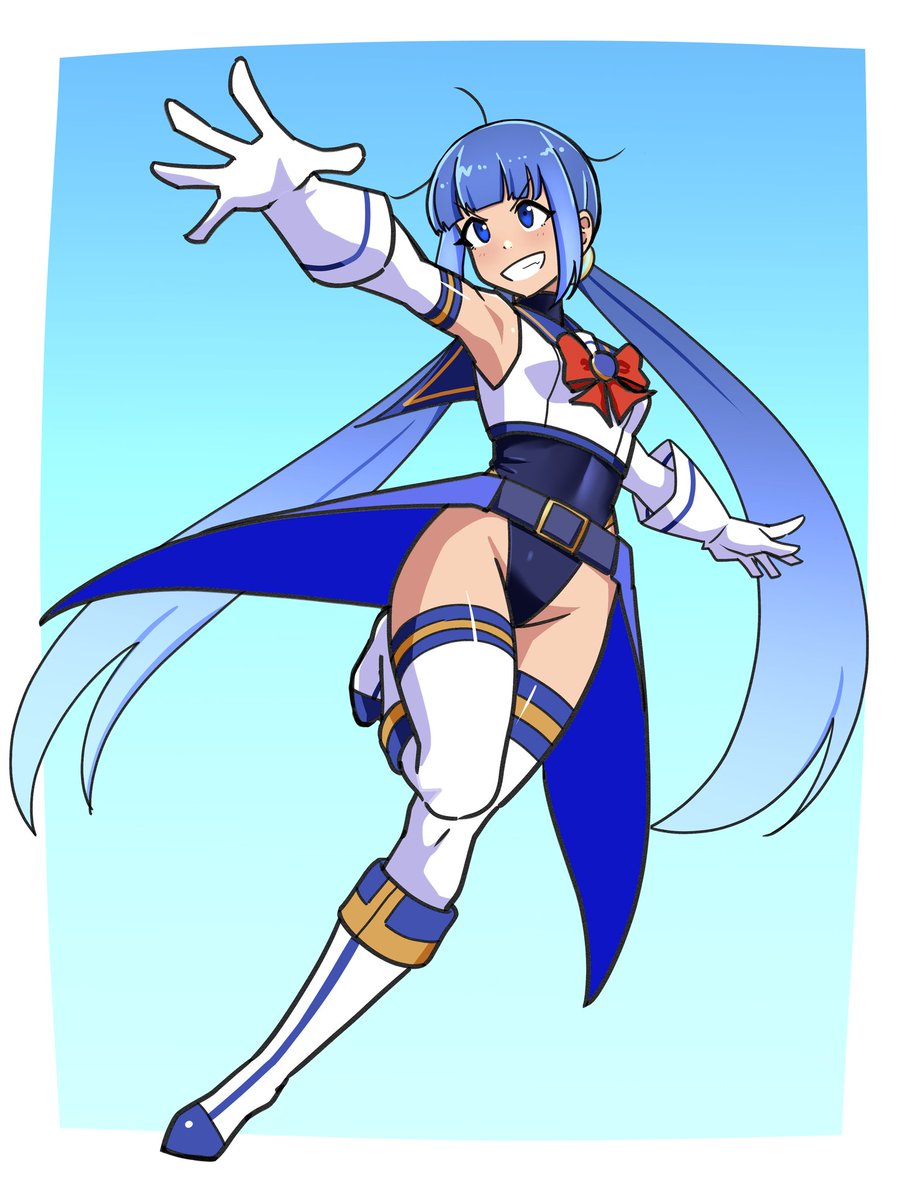 去年も似たようなポーズを描いてた気が…いつもの事か 