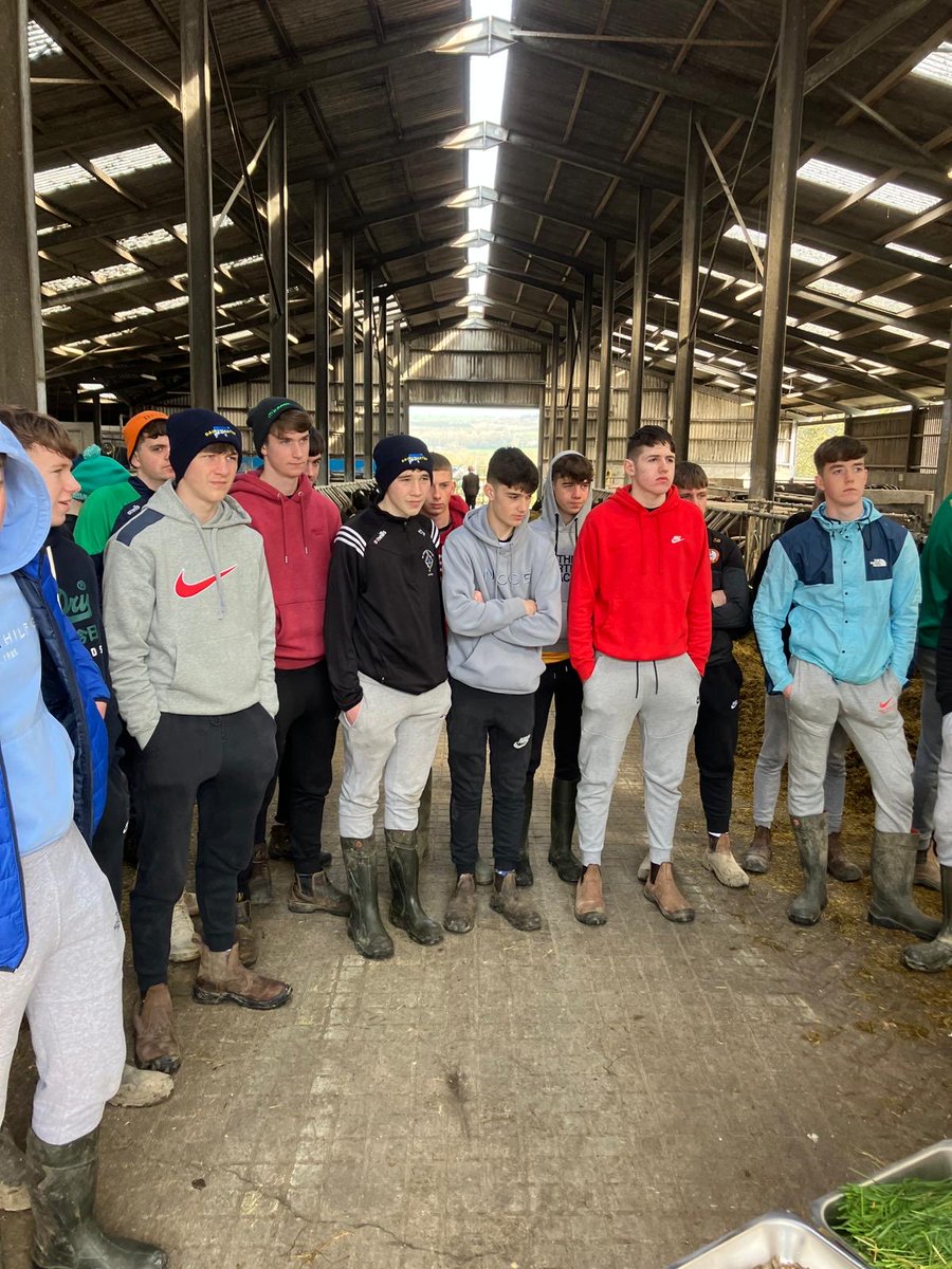 Ag Science Trip; Our 5th year Ag Science students enjoyed a very educational day out at Kildalton Agricultural College earlier this week. Huge thanks to the crew in Kildalton for hosting and making the trip so worthwhile. ⚫️⚪️ ⁦@KildaltonCol⁩