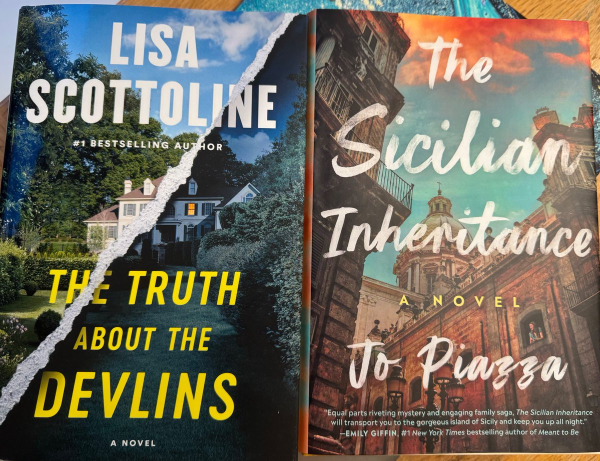 Just in time for the weekend, thrilled to receive these forthcoming books from amazing #philly authors @lisascottoline and @jopiazza. What are your #FridayReads?