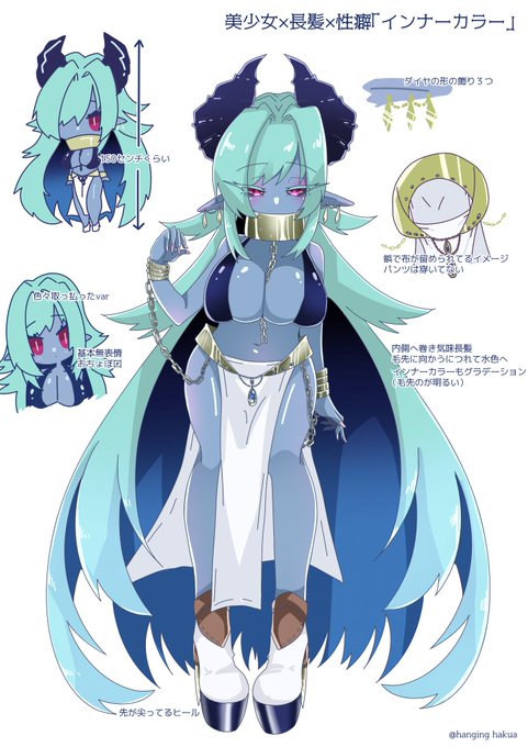 これは誰デザで描いた子🎶
2年前の絵なので若干盛りが少ない(淫魔ではない) 