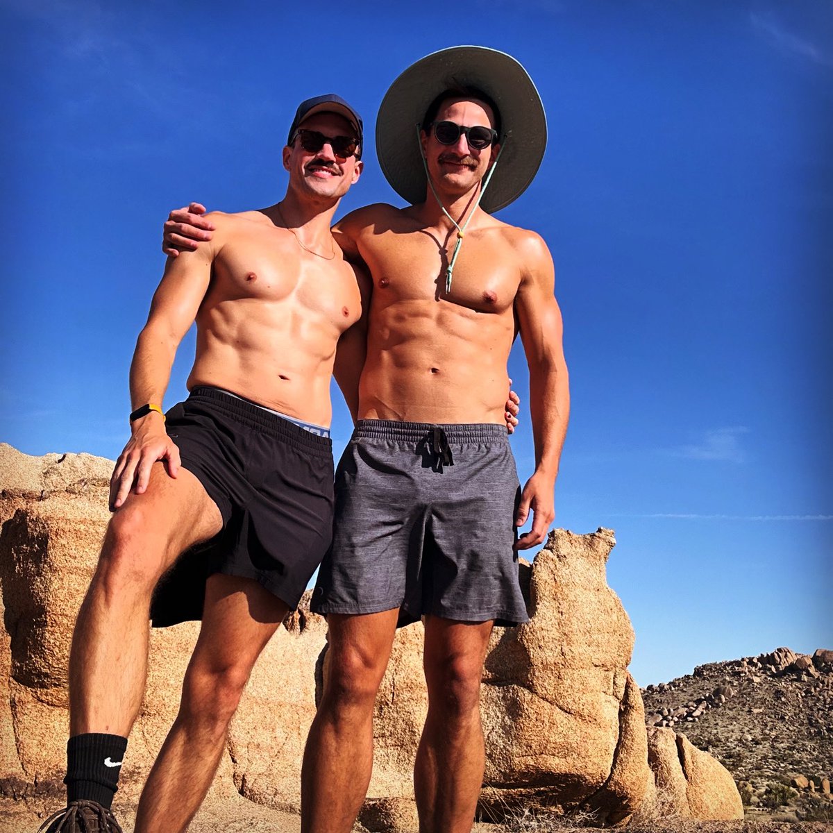 Nine years of hiking together 🥾🏜️❤️ #StrongerTogether