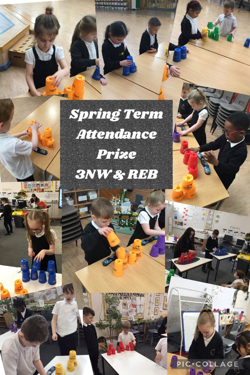 Spring Term Attendance Prize Congratulations 3NW & REB