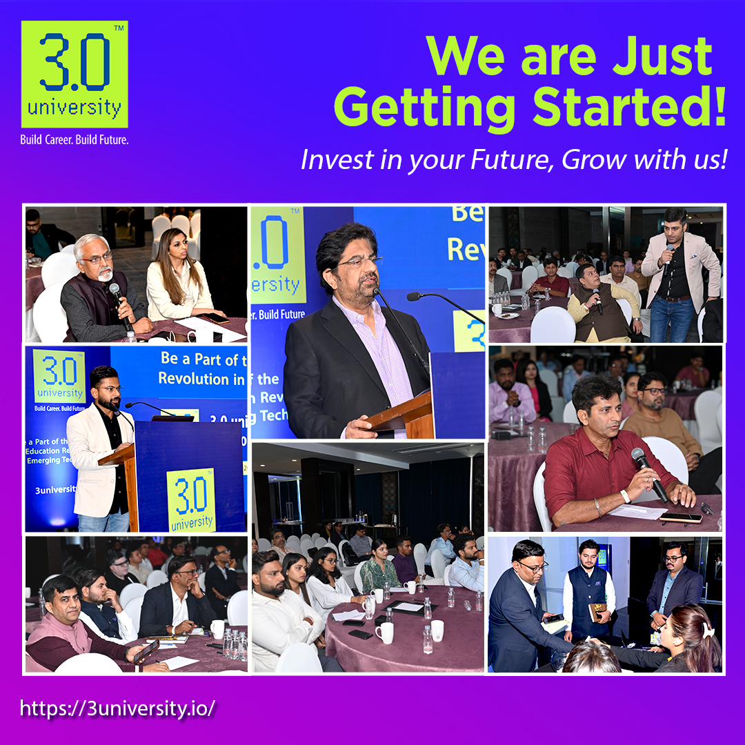 Take a glimpse of our successful Franchise 3.0 University Roadshow at JW Marriot Mumbai. 
Missed it? 
. ‍‍
.
Don’t worry book a zoom call with us or visit us at our office for more details: 3university.io/franchisee/
.
.
#3univesrity #real3uni #3verse #RideTheWave #BuildYourCareer…