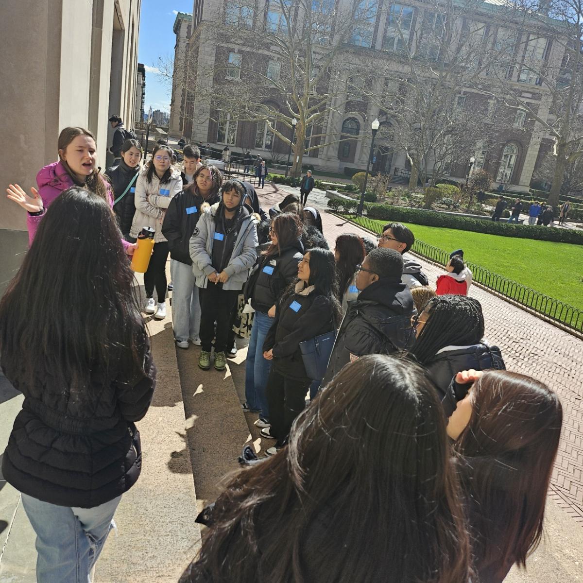 Our students had the opportunity to visit Columbia University. #johnjaylaw #johnjaystrong #collegebound @Columbia