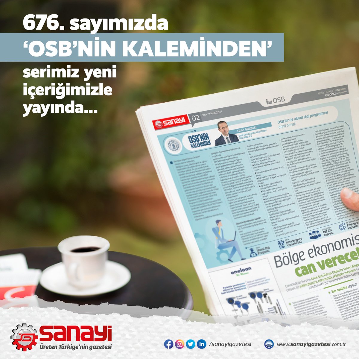 Sanayi Gazetesi’nin 676.Sayısı Yayında! . . . #ihracat #savunmasanayi #teknoloji