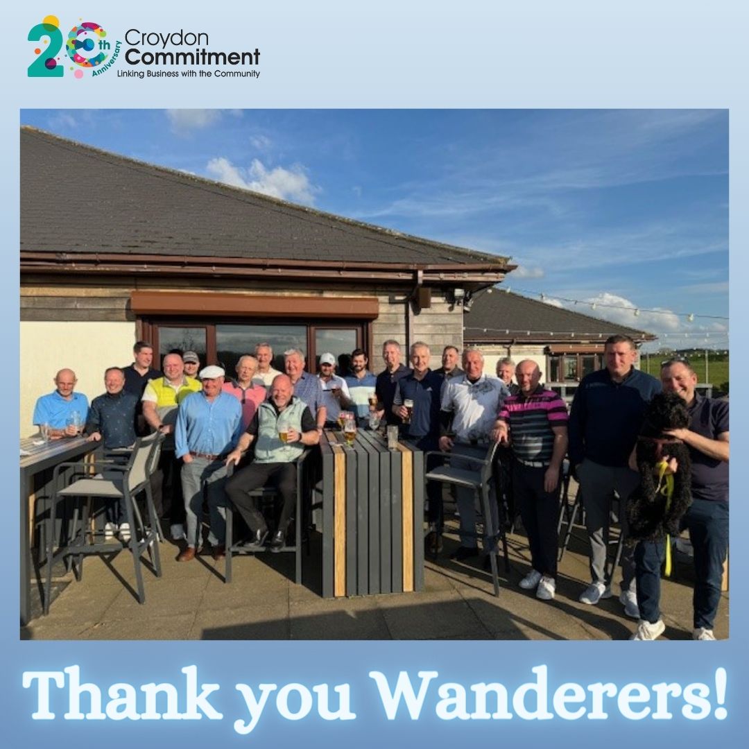 A huge thank you to Clive Bowden and The Wanderers who raised an amazing £650 for the CC Community Fund at their golf day this Wednesday. The fund is part of our 20th Anniversary celebrations, where we are aiming to raise £20,000 to award to local community groups.