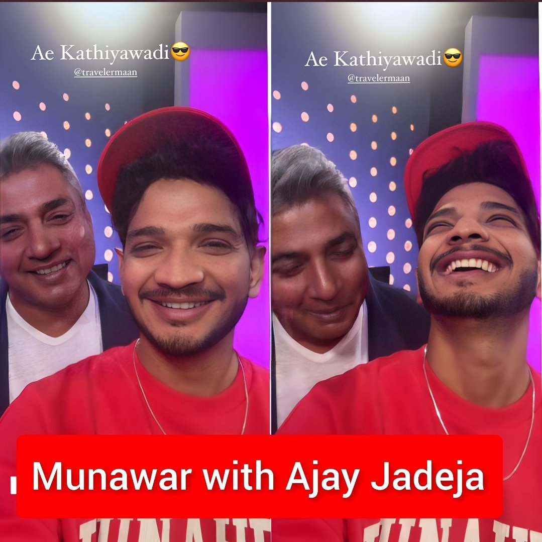 Update  

#MunawarFaruqui with Ajay Jadega, #IPLonJioCinema