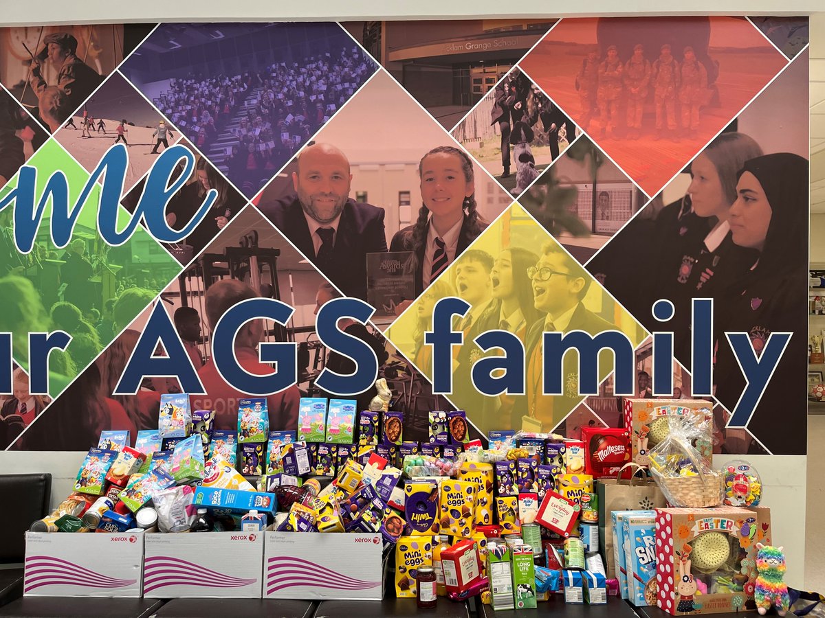 We want to say a huge thank you to everyone who donated food to the Middlesbrough Food Bank collection! We will also be running another collection next term for anyone who would like to donate. @FoodbankMbro