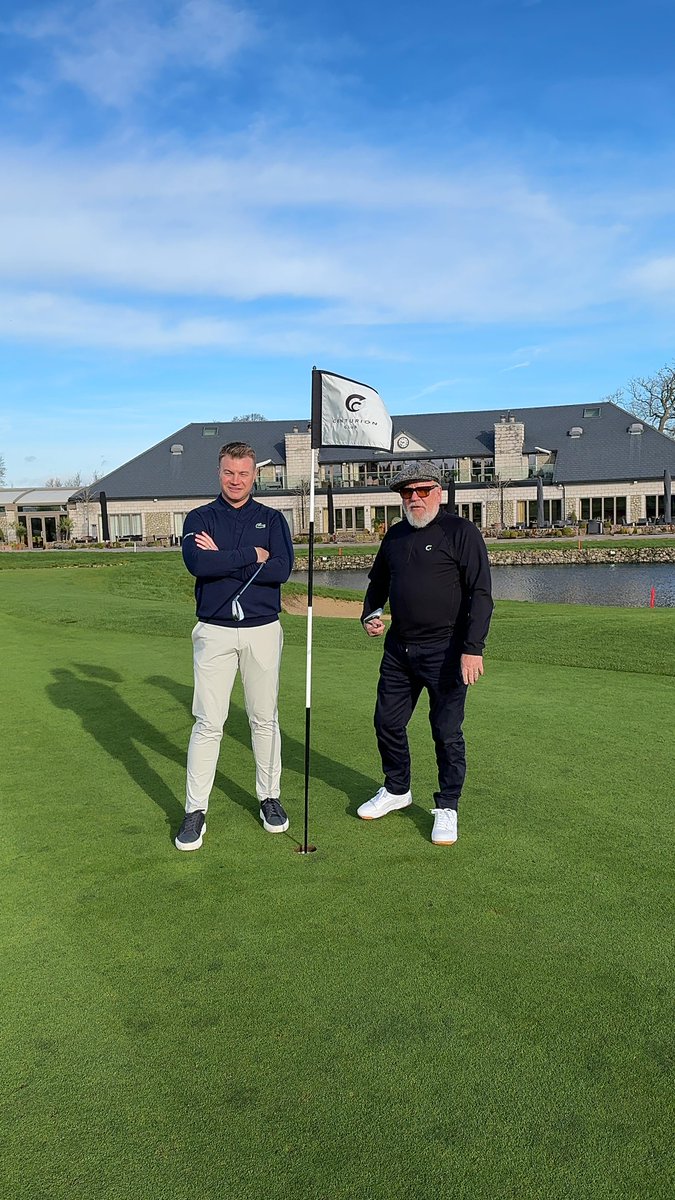 It was an absolute pleasure to welcome the legend Mr Ray Winstone to Centurion Club, hosted by our ambassador Oli Fisher, ahead of their golf day in September ⛳
