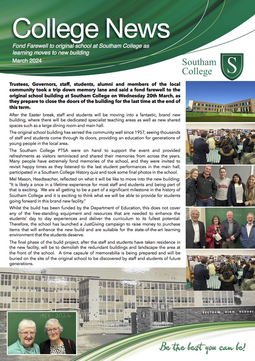 Southam College tweet media