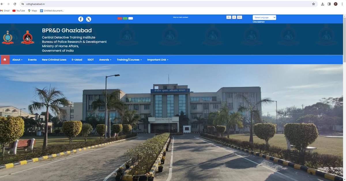We are excited to announce that today, @CDTIGhaziabad launched its official website. Visit us at cdtighaziabad.in and embark on a journey of continuous learning. #websitelaunching #policetraining #NewCriminalLaws2023