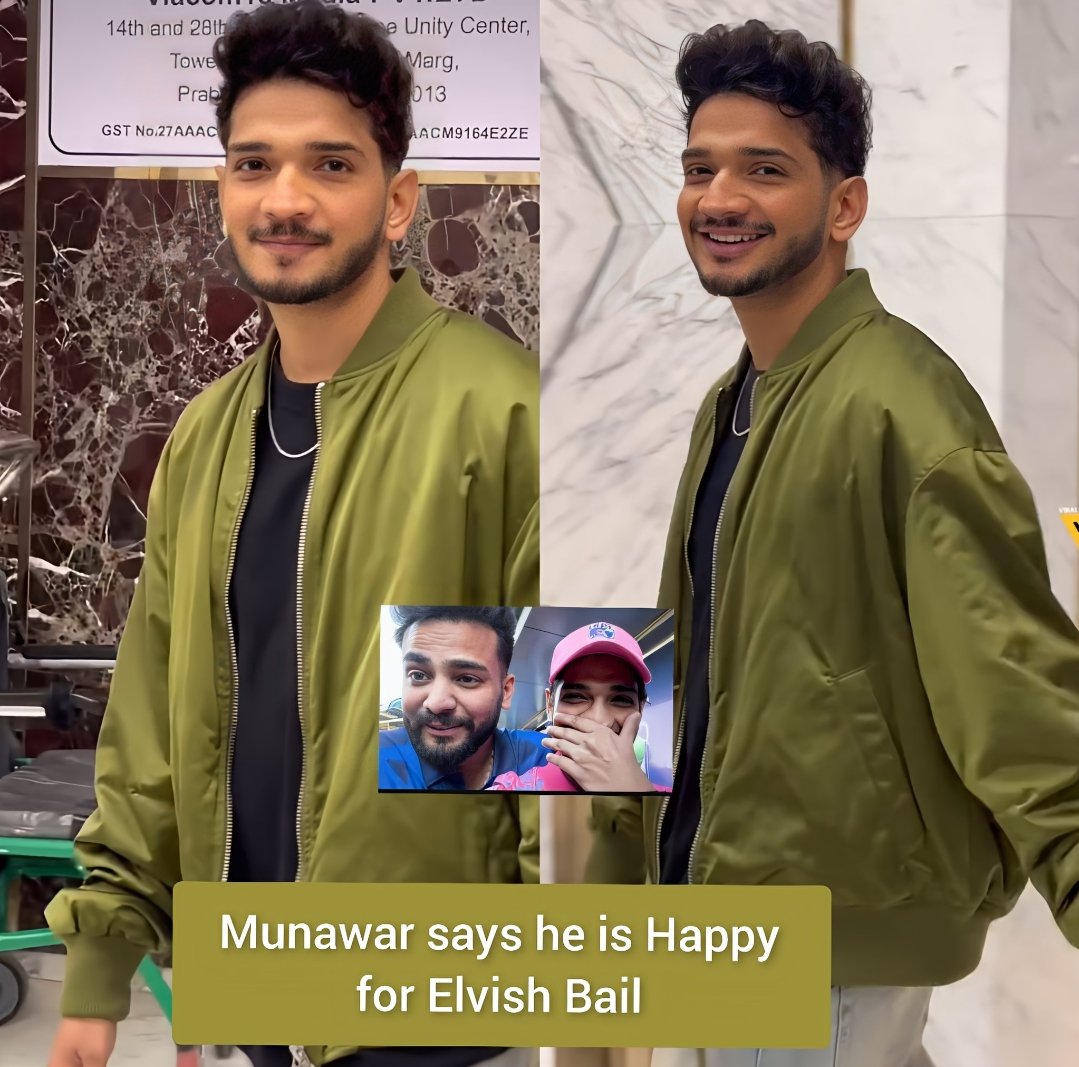 Update : 

#MunawarFaruqui said be is happy for #ElvishYadav bail especially his parents

#Biggboss