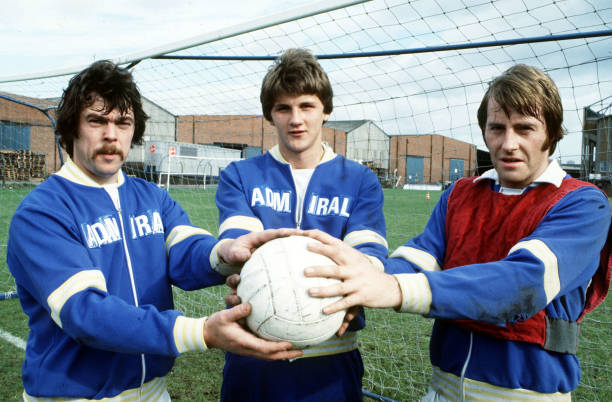 Leeds United goalkeepers, David Harvey, John Lukic and David Stewart. #LUFC #Leeds #LeedsUnited #mot #alaw